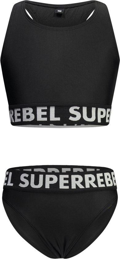 SuperRebel R401-5003 Bikini Filles - Noir - Taille 12-152