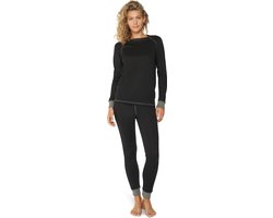 DANISH ENDURANCE Thermoset voor Dames & Heren - Gerecycelde Materialen - Thermokleding - Zwart Grijs - Maat XXXL