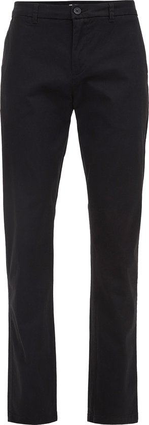 WE Fashion Heren slim fit chino met stretch