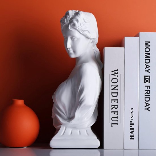 Venuy David Hoofd Portretten Buste Mini Gips Standbeeld Michelangelo Buonarroti Woondecoratie Hars Kunst & ambachtelijke Schets Praktijk