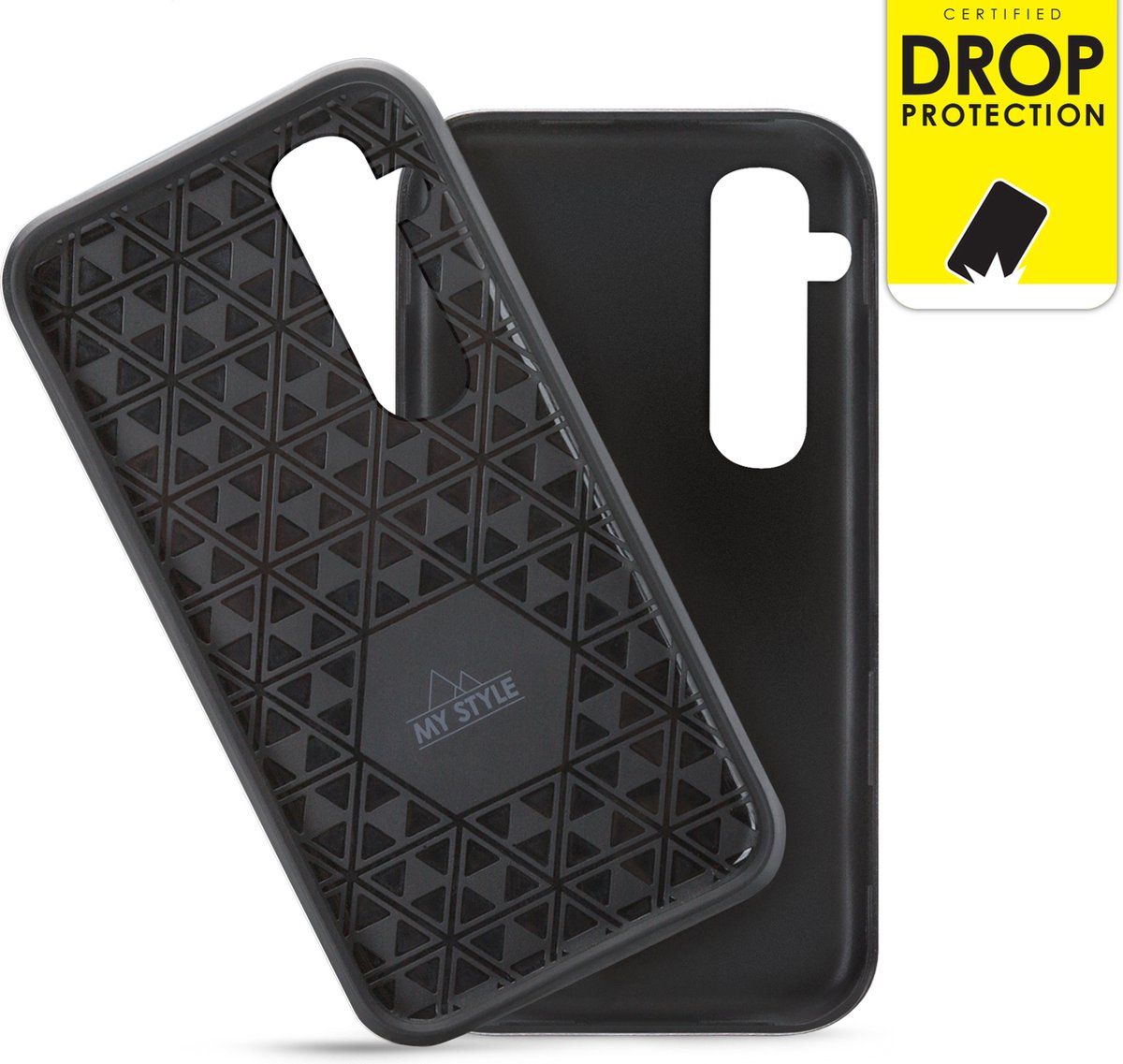 My Style Hoesje geschikt voor Samsung Galaxy S24 Telefoonhoesje Hardcase | My Style Tough Backcover Shockproof | Schokbestendig Galaxy S24 Telefoonhoesje | Anti Shock Proof - Zwart