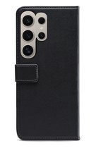 Mobilize Telefoonhoesje geschikt voor Samsung Galaxy S24 Ultra Hoesje | Mobilize Classic Gelly Wallet Bookcase Portemonnee | Pasjeshouder voor 2 Pasjes | Telefoonhoesje voor Pinpas / OV Kaart / Rijbewijs - Zwart
