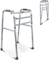 Mobiclinic Mezquita - Looprek voor ouderen - volwassenen - beperkte mobiliteit - loophulpmiddelen - mobiliteitshulp - Zonder wielen - lichtgewicht aluminium - Verstelbaar en opvouwbaar