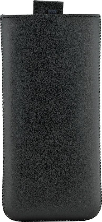 Foto: Valenta telefoonhoesje geschikt voor samsung galaxy s20 echt leer valenta pocket classic insteekhoesje sleeve pouch zwart
