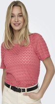 Only T-shirt Onllea S/s Ruffles Top Jrs Noos 15313965 Cayenne Dames Maat - S