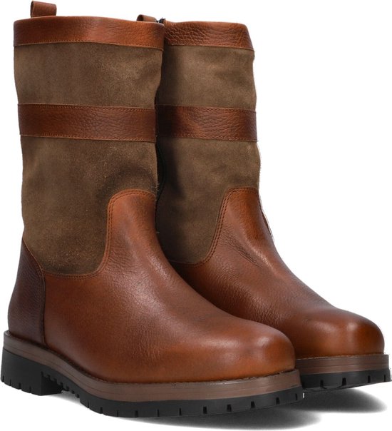 Mazzeltov Mario-32 Enkelboots - Enkellaarsjes - Heren - Bruin - Maat 43