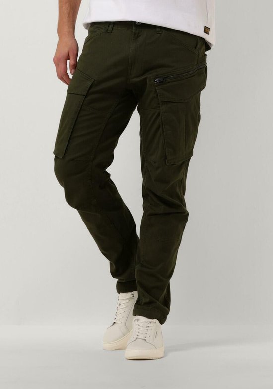 G-Star Rovic Zip 3D Regular Tapered One Pantalon - Homme - Vert bronze foncé - W32 X L32