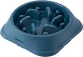 Anti Schrokbak Hond Castle Pets - Slowfeeder Hond - Voerbak Hond - Blauw - 20,5CM