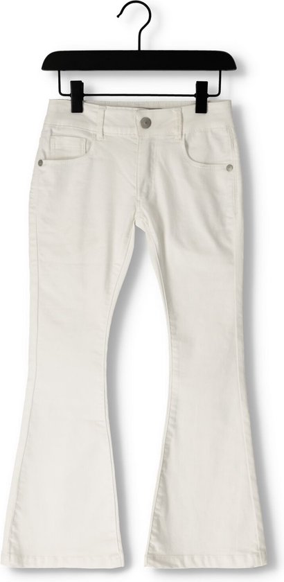 Moodstreet - Jeans Stretch Flared - White - Maat 122