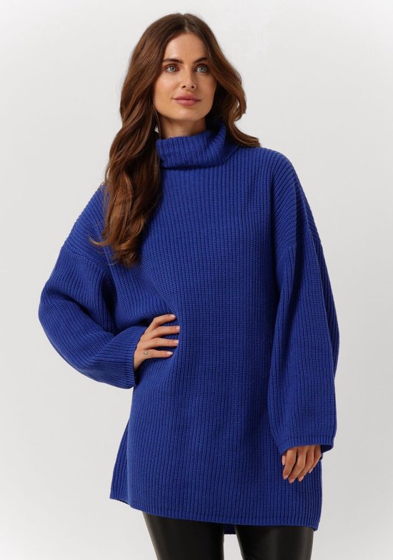 Another Label Myra Knitted Pull L/s Robes - Blauw