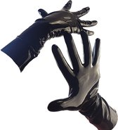 BamBella® - 100% LATEX Handschoenen kort BDSM SM sexy glans handschoen Zwart