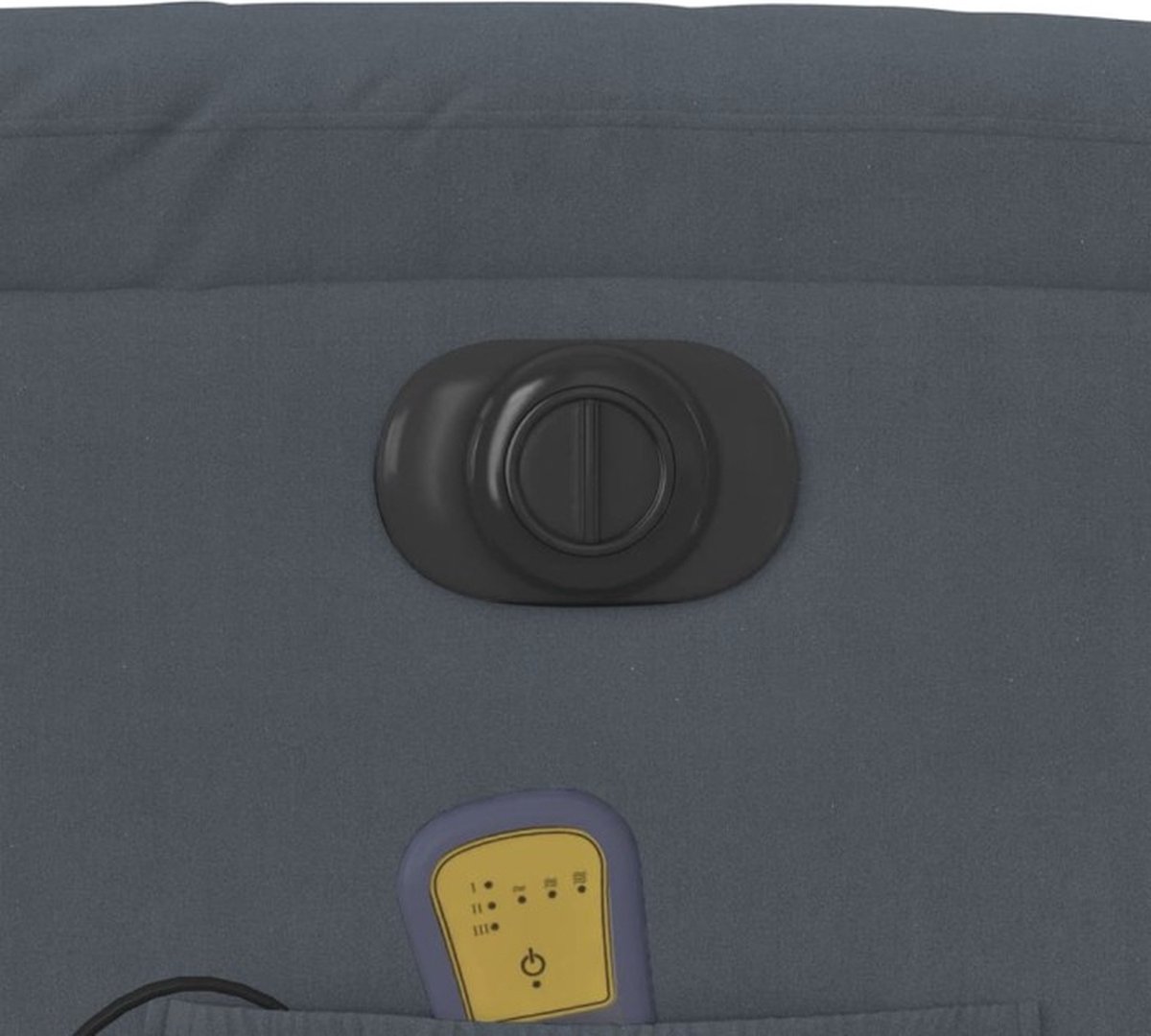 vidaXL Elektrische Massagestoel Verstelbaar Fluweel - afbeelding 2