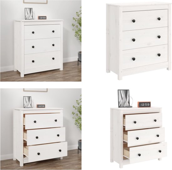 Dressoir 70x35x80 cm massief grenenhout kopen