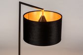 Lumidora Tafellamp 31077 - BRED - E27 - Zwart - Goud - Metaal