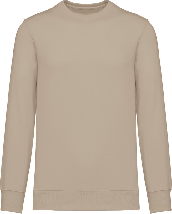 Sweatshirt Unisex L Kariban Ronde hals Lange mouw Light Sand 50% Katoen, 50% Polyester