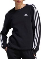 adidas Sportswear Essentials 3-Stripes Fleece Sweatshirt - Dames - Zwart- XS