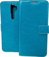 Portemonnee Book Case Hoesje Geschikt voor: Oppo Reno 2 - Turquoise