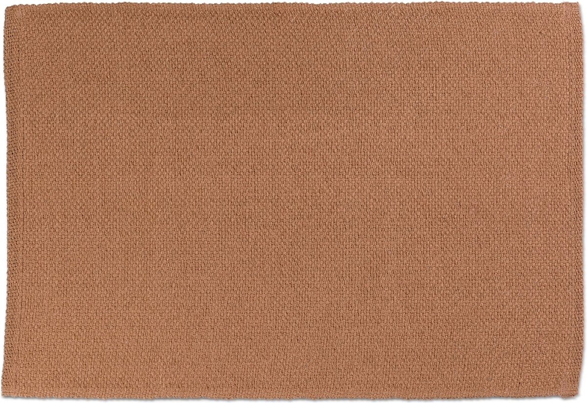 Kela Keuken - Tamina Placemat Set van 6 Stuks - Kunststof - Oranje