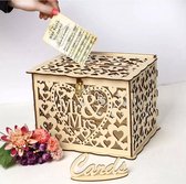 Boîte enveloppe de Luxe avec serrure | Mariage | Mariage | Jeux de cartes | Cadeau | Boîte enveloppe | M. & Mme