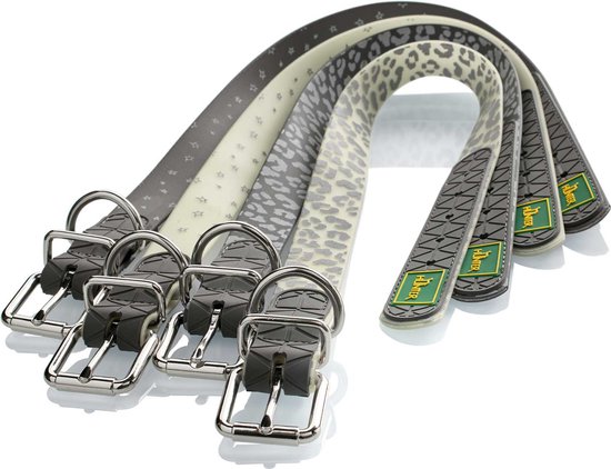 Hunter Halsband Convenience Reflect Wit&Reflectie - Hondenhalsband - 40 cm