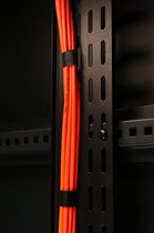 DSIT 18U verticale kabelgoot - 10 cm breed - netwerkkabel