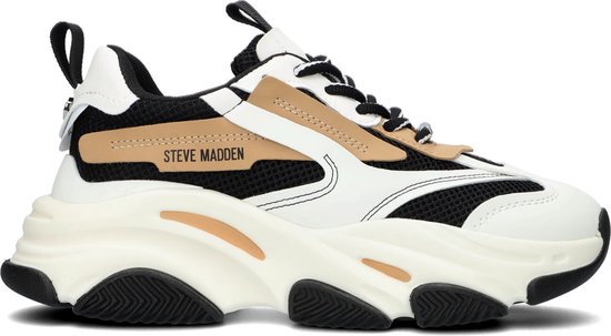 Steve Madden Progressive Lage sneakers - Dames - Zwart - Maat 39