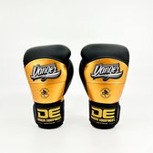 Gants de boxe Danger Reborn - microfibre - noir/or - 12 oz