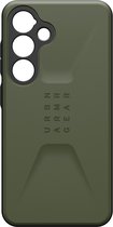 Coque UAG adaptée à la coque Samsung Galaxy S24 - UAG Civilian Backcover - vert foncé