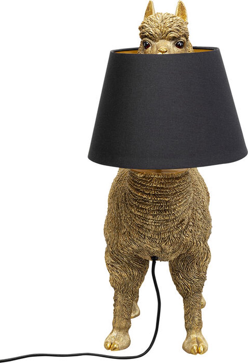 Kare Design - Tafellamp - Dierenlamp Alpaca Lama - H 59 cm