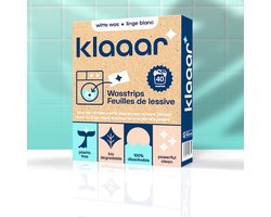Klaaar | Wasstrips | Witte was | Wasmiddeldoekjes | Frisse geur