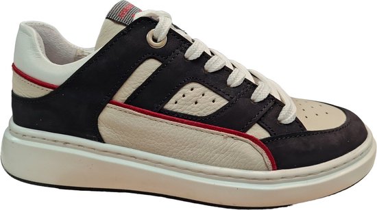 Jochie Cis black 24640 200 Jongens Sneakers - Zwart - 35