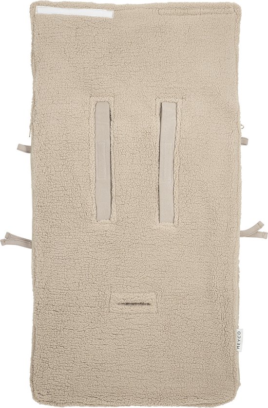 Meyco Baby Teddy voetenzak - sand - 40x82cm van Meyco — afbeelding 2