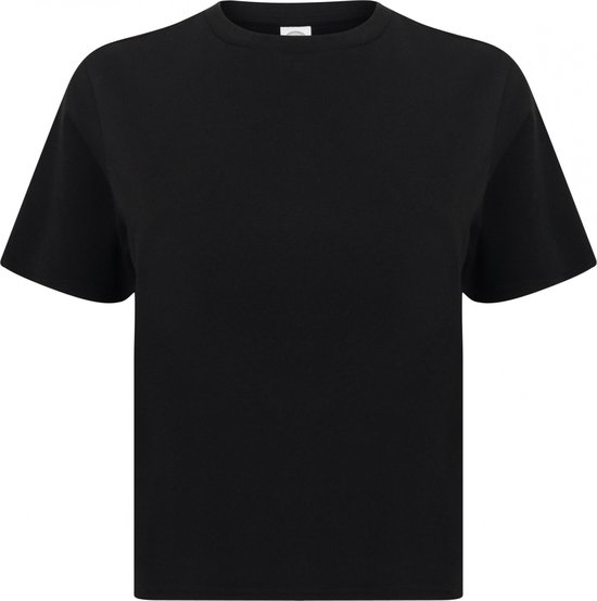 SportT-shirt Dames M Skinni Fit Ronde hals Korte mouw Black 60% Katoen, 40% Polyester