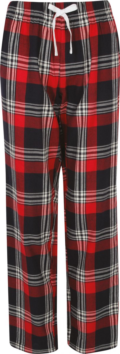 Skinnifit Women´s Tartan Lounge Pants SF83 - Red-Navy Check - XL