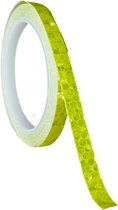 3BMT® Reflecterende Tape - Zelfklevende Reflecterende Band - 8 meter - 1 cm breedte - Pefecte Reflectie Strip voor Fiets en Auto - Geel