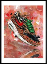 Sneaker print Animal pack 2.0 51x71 cm *ingelijst & gesigneerd