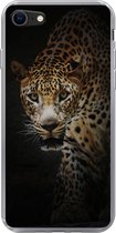 Geschikt voor iPhone 7 hoesje - Luipaard - Wilde dieren - Licht - Siliconen Telefoonhoesje