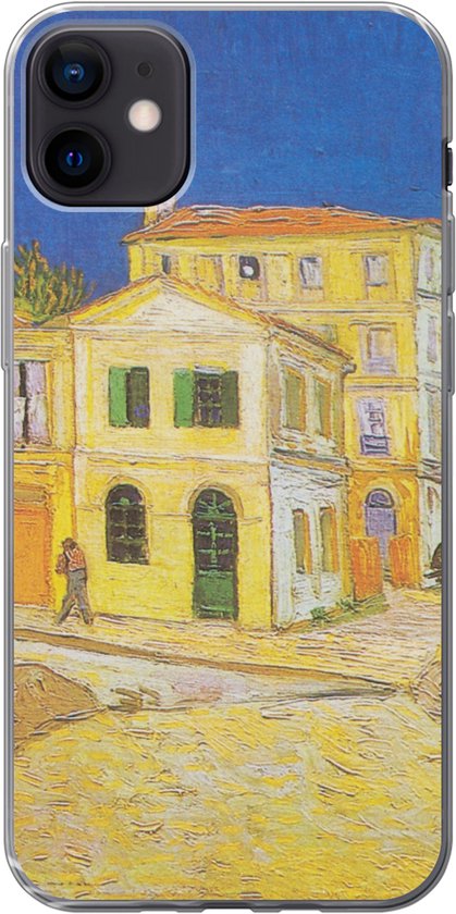 Coque iPhone 12 mini - La maison jaune - Vincent van Gogh - Coque en Siliconen téléphone