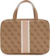 Guess Dames Travel Case/Beautycase - One Size - Latte Logo