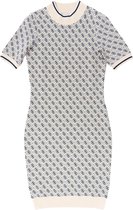 Guess SS Lise 4g Logo Sweater Dress Dames - Pearl Oyster and Caviar - Maat M