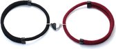 Armbanden set met magneet - Koppel armband - Romantisch cadeau - Valentijn Cadeau - Vriendschap armband