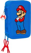 Trousse remplie Super Mario , Play - 36 pièces - 19,5 x 12,5 x 5,5 cm - Polyester