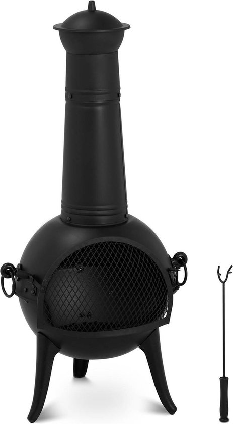 Uniprodo Tuinhaard - stalen Chiminea - 112 cm