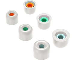 Ibley QuietSeal foam tips voor Sony WF-1000XM5/XM4/XM3 grijs - Foam Earplug - S/M/L formaat - 3 paar - 3 maten