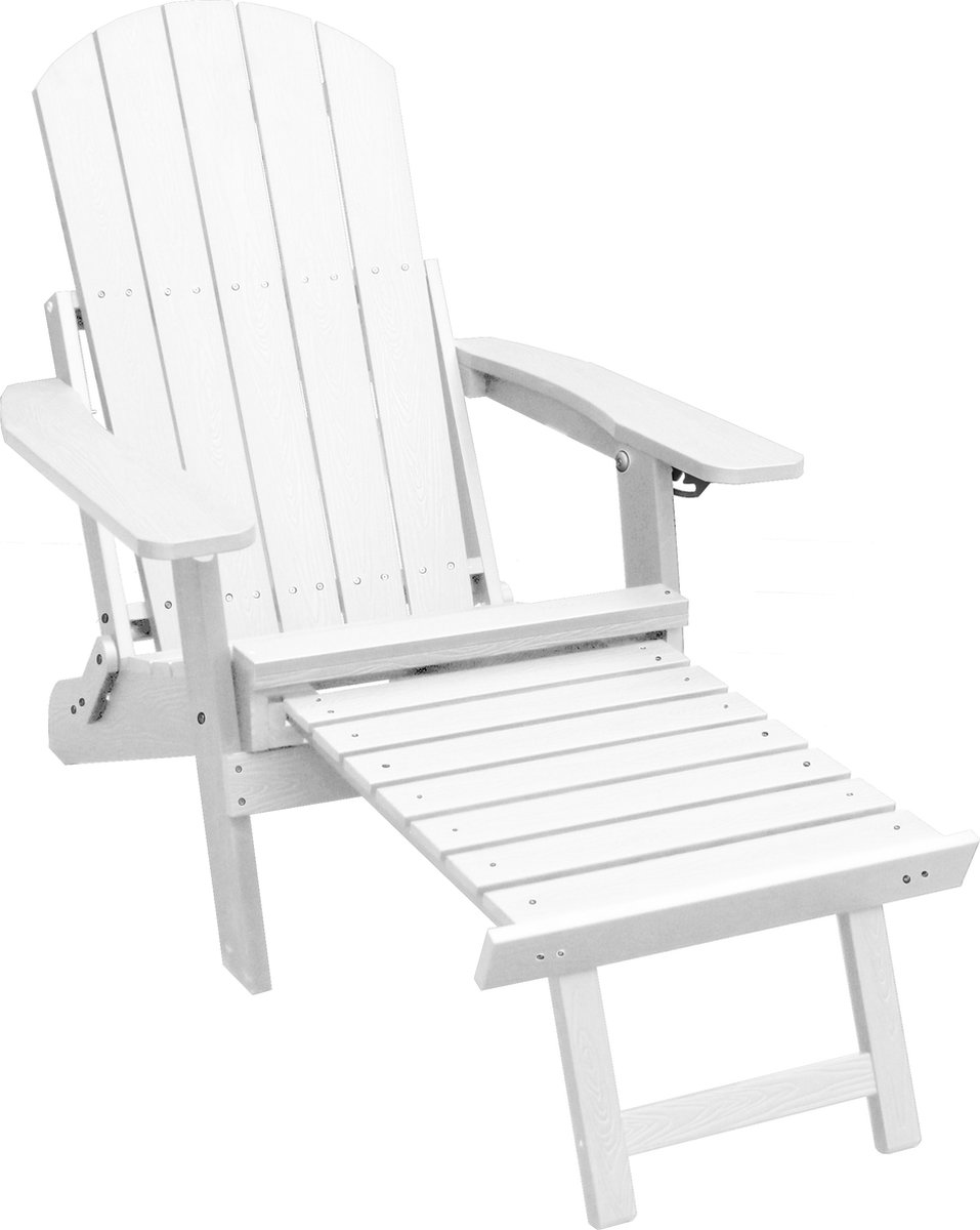 Relax Tuinstoel Montreal - Hips Kunststof - Wit