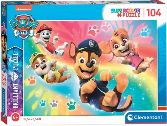 Brilliant Paw Patrol puzzle - 104pcs main image 1