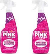 Stardrops The Pink Stuff Glass Cleaner - 2-pack - 2 x 750ml - glas reiniger - ramen reiniger - lood glas deuren - glasdeuren reiniger - stalen deur met glas reiniger