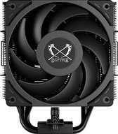 Scythe Mugen 6 Dual Fan Black Edition - Refroidisseur pour processeur - 60,29 cfm - 200 - 2000 tr/min. - 3 - 26,88 dBA - pour Intel LGA : 1700, 115x, 1200, 2011, 2066 - AMD AM5, AM4 - PMW 4 broches - 2x ventilateur Wonder Tornado 120 PMW - noir