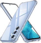 Shockproof Flexibele achterkant Silicone hoesje transparant Geschikt voor: Samsung Galaxy A54