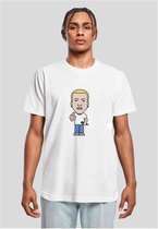 Mister Tee - Detroit Sketch Heren T-shirt - 5XL - Wit